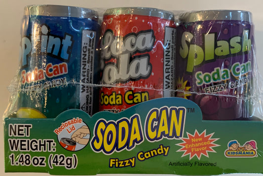 Soda Can Fizzy Candy
